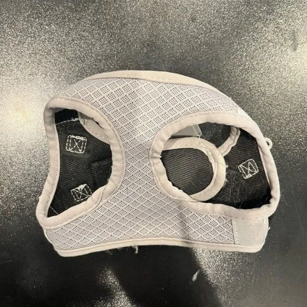 Small Solid Plain‎ Grey Dog / Pet Harness